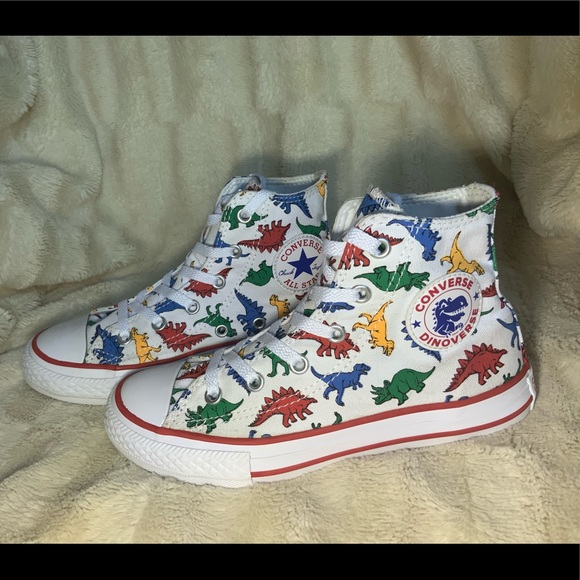 Converse Other - Converse “Dinoverse” Dinosaur High Top Sneakers